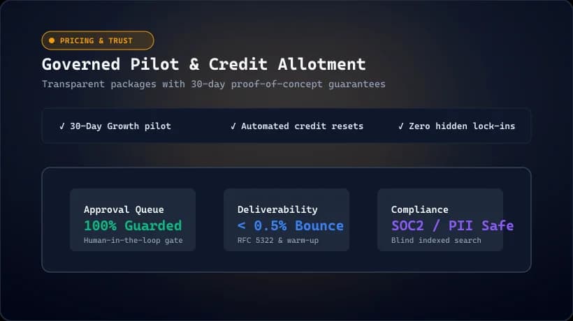 CraftMyFunnel 30-Day Governed Pilot and Credit Allotment Guarantee
